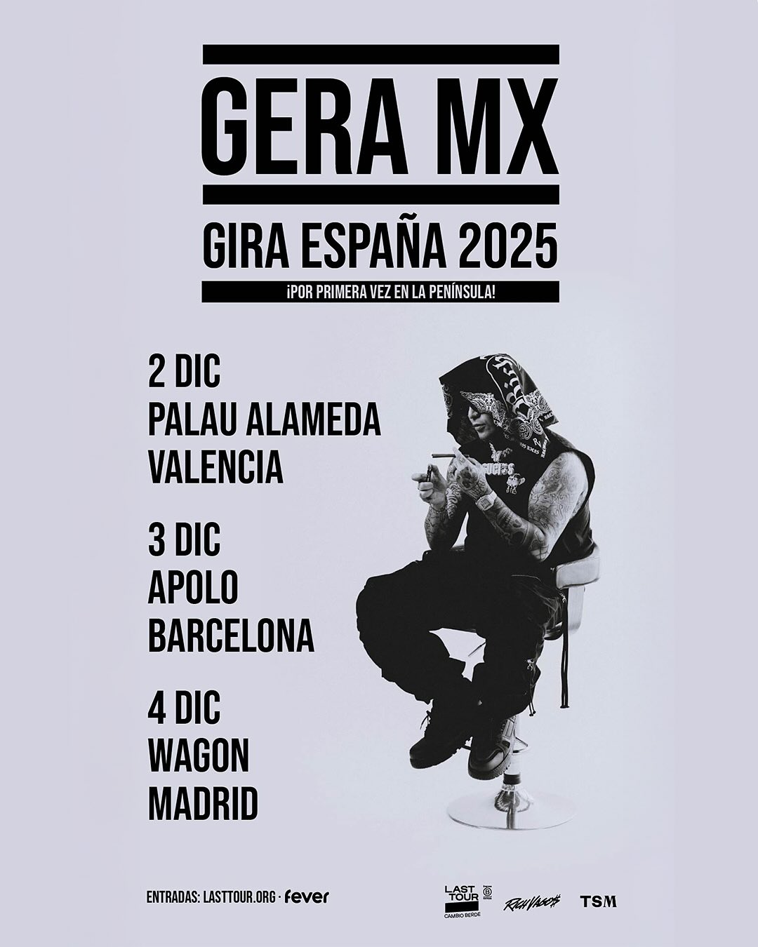 Gera MX Rich Mafia Tour Tour Poster 2026